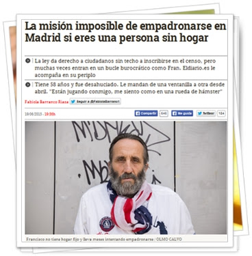 Formulario para empadronarse en madrid