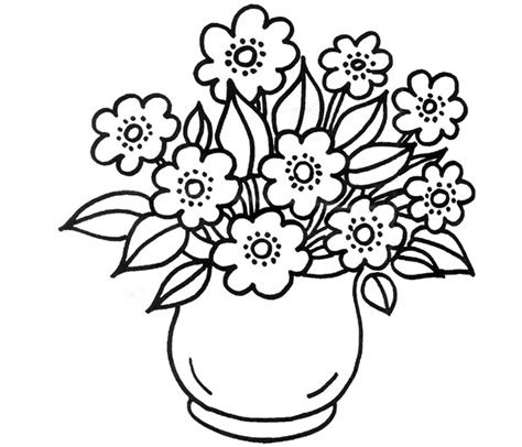 malvorlagen fuer blumen