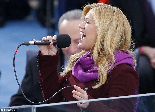 Stirring: Kelly performed My Country 'Tis Of Thee