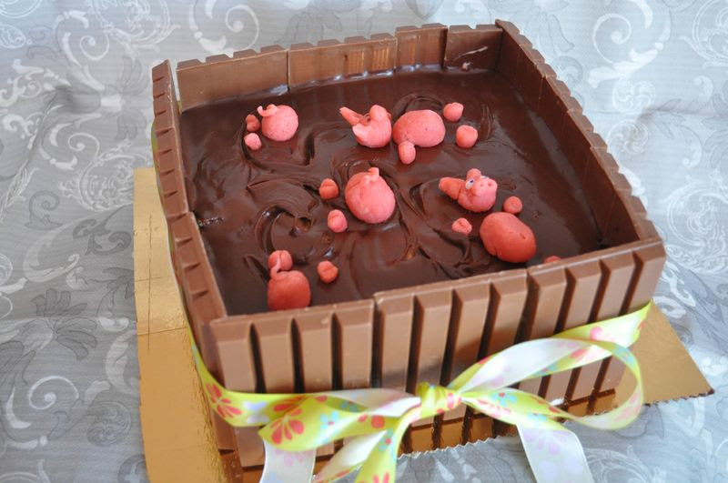 Les Petits Cochons Dans La Boue Gateau 3d Blog Cuisine Avec Du Chocolat Ou Thermomix Mais Pas Que