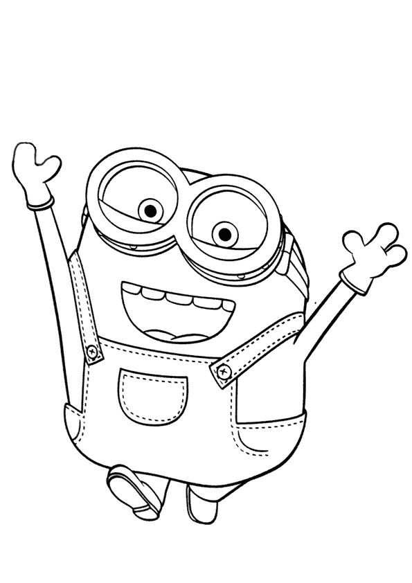 Kleurplaten Kleurplaten Minions Kleurplaat