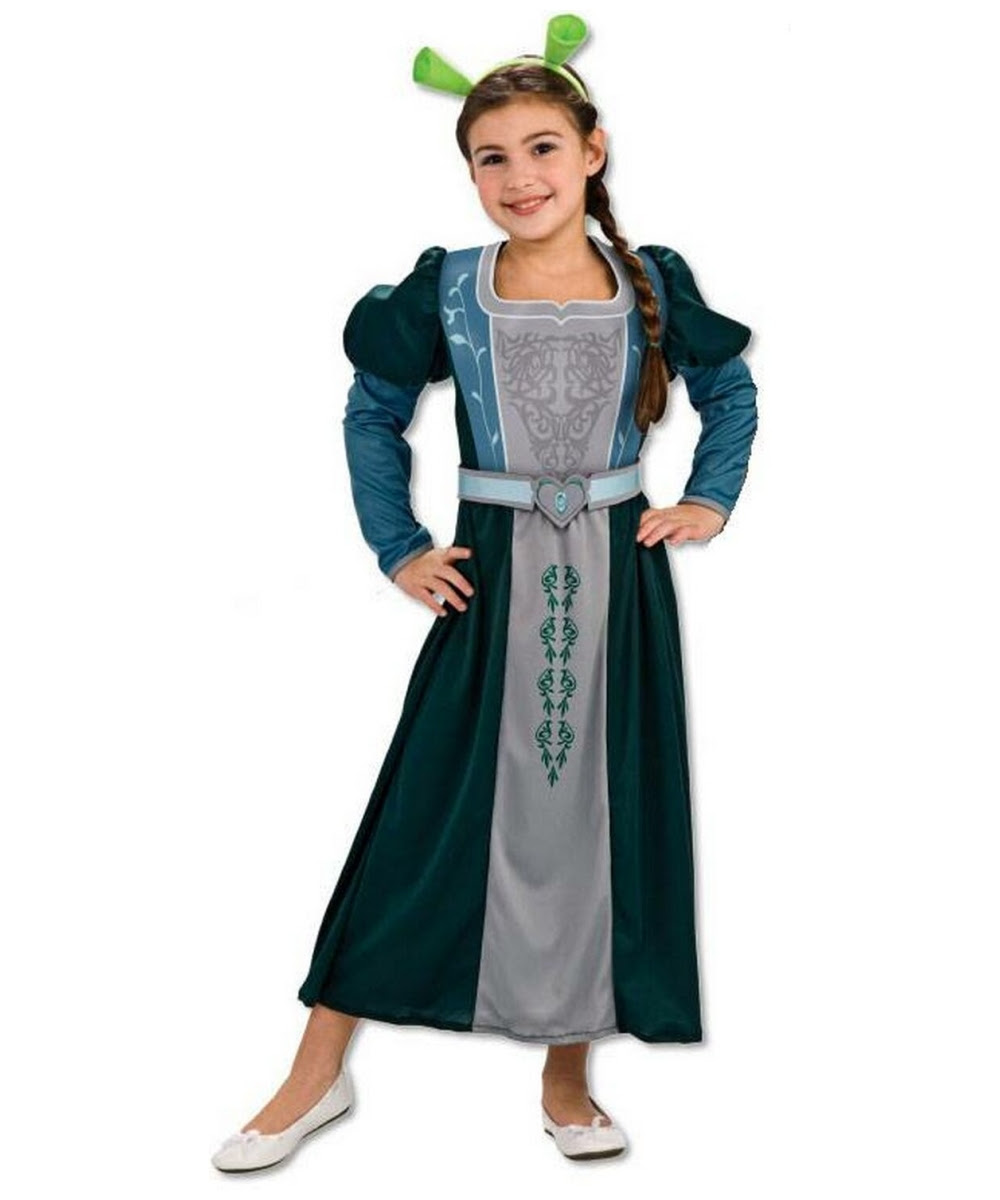 Shrek Princess Fiona Child Costume Girl Movie Costumes Shrek Princess Fiona Child Costume Girl Movie Costumes