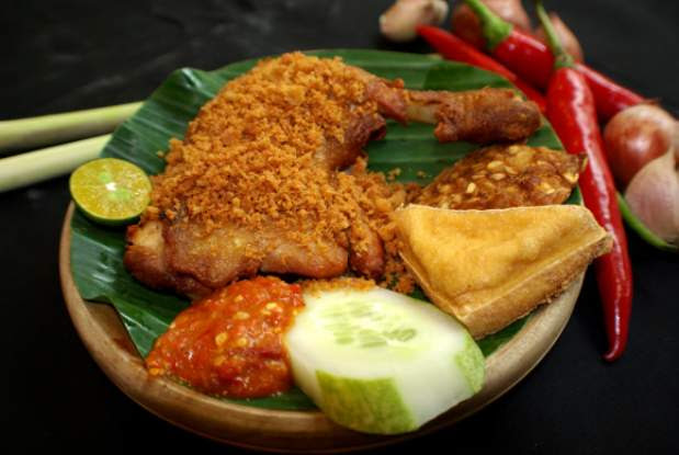 Syabib resepi: Nasi Ayam Penyet