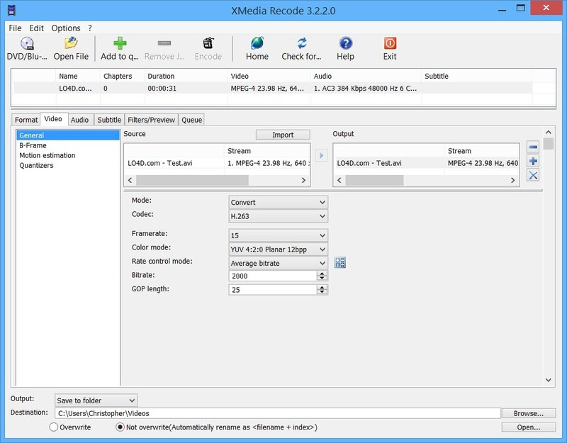 Download Xmedia Recode Portable 3 5 3 Build 8