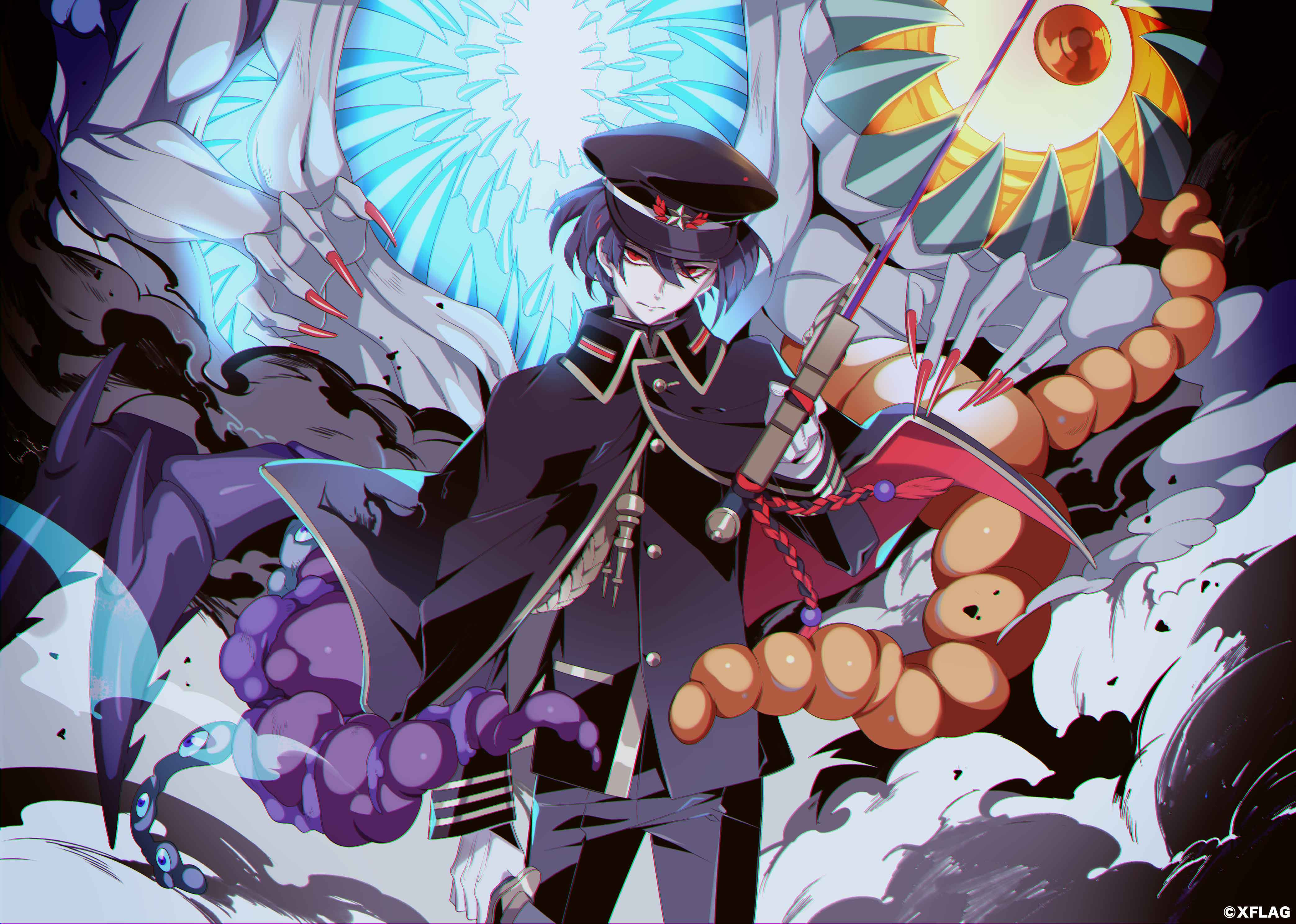 応援イラスト 黄泉 を追加 モンストアニメ 消えゆく宇宙編 公式サイト