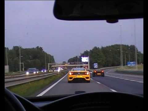 Lamborghini Gallardo LP560 vs Corvett Ferrari F430