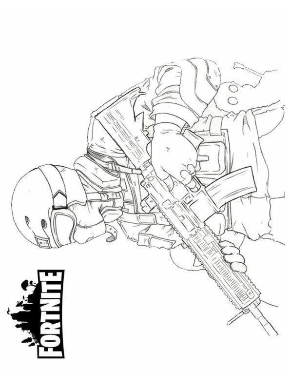 Kids-n-fun.com | 37 coloring pages of Fortnite