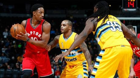 Raptors Nuggets Basketball