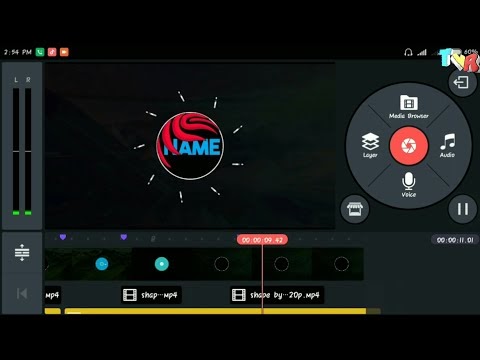 HOW TO MAKE ANIMATION INTRO ON ANDROID KINEMASTER