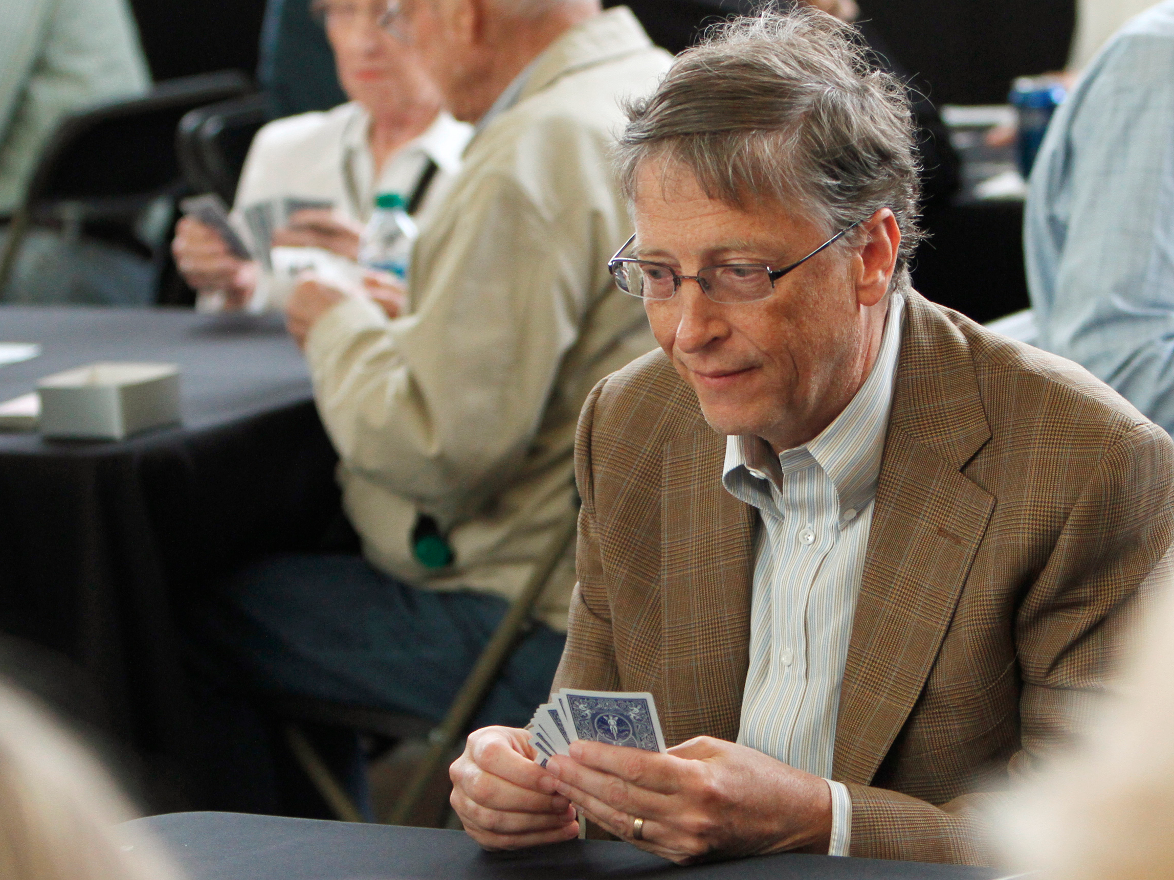 Bill Gates playing bridge