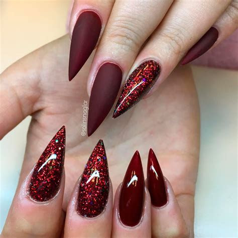 stiletto nail designs shine naildesignsjournal