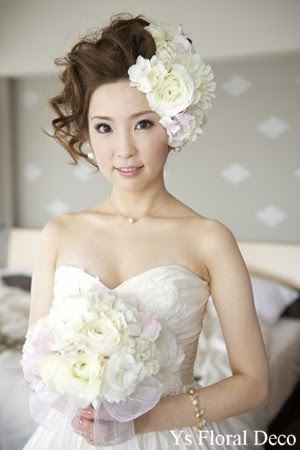 画像 花嫁 ヘアアクセサリー別 結婚式 披露宴 新婦ヘアスタイル