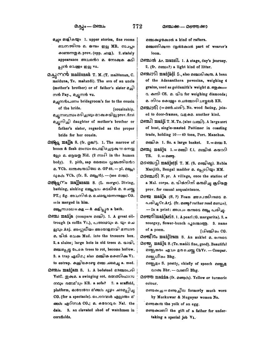 Columbia University Libraries A Malayalam And English Dictionary