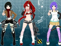 アニメのコスプレ着せ替えゲーム Anime Cosplayer Dress Up Game ひといきゲーム 無料ブラウザゲーム フラッシュゲーム