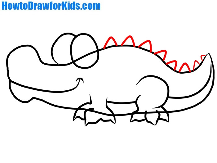 How to Draw Crocodile for Kids | How to Draw for Kids