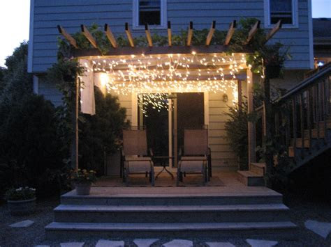 backyard pergola lighting images pinterest