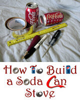 How to Build a Soda Can Stove