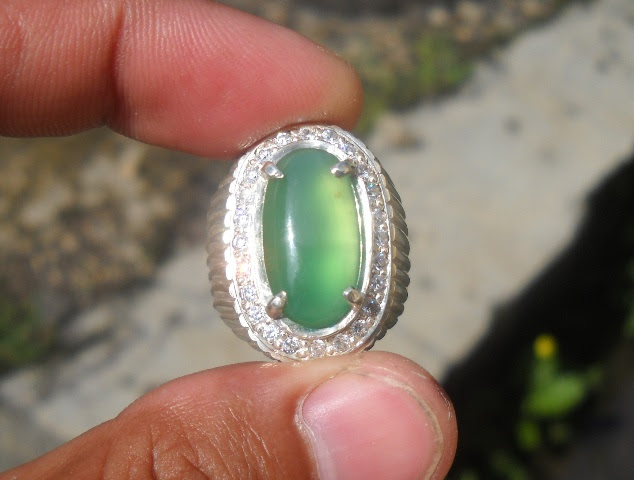 AG115- Batu Garut Hijau Cincau Bersih dan Luber Airnya!!!_SOLD