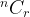 {}^n{C_r} {}^n{C_r}