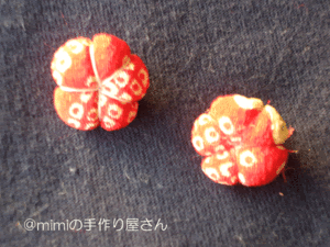 蓮の実 のちりめん細工 作り方 Mimiの手作り屋さん