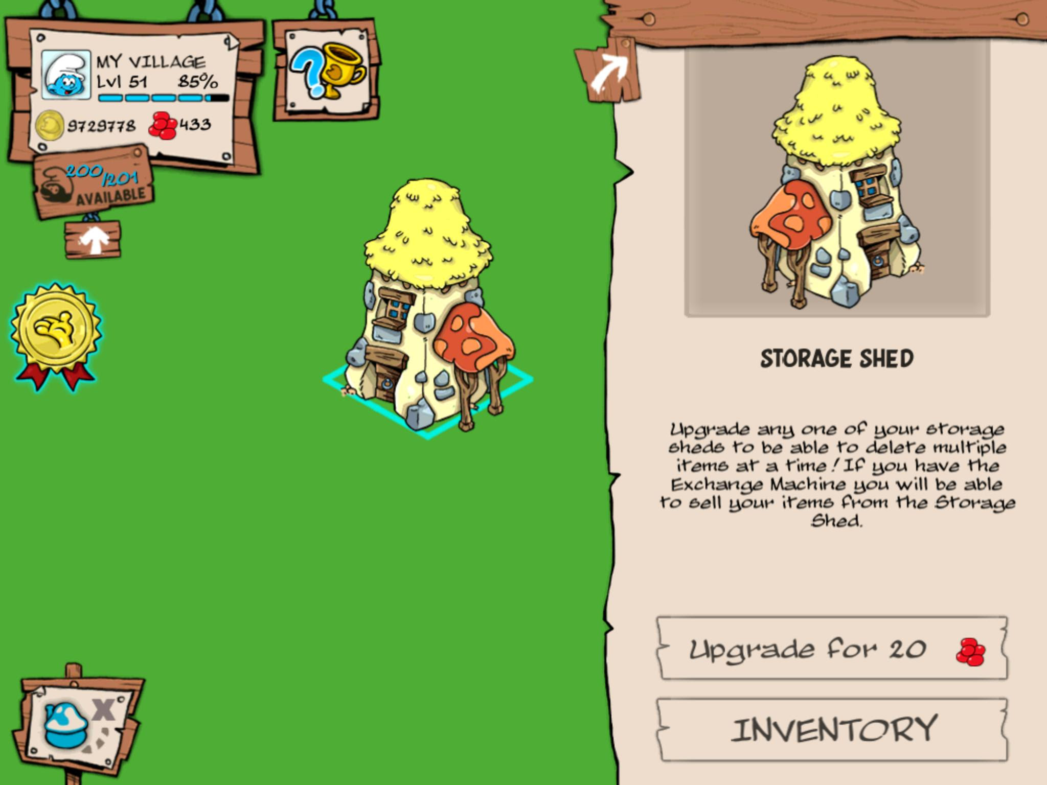 can someone please explain how the storage hut upgrade is