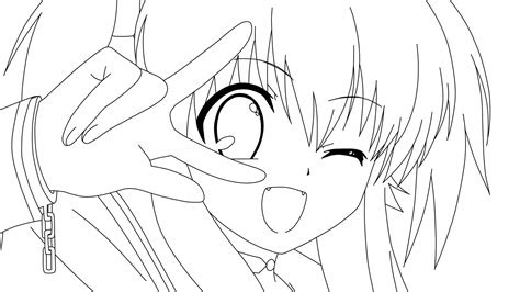 anime girl coloring pages  getdrawings
