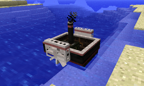 Steamboat Mod紹介 みね缶 Minecraft マインクラフト Mod解説 攻略サイト