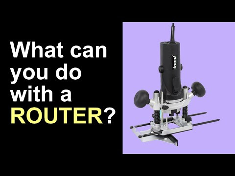 What can you do with a woodworking router? - YouTube