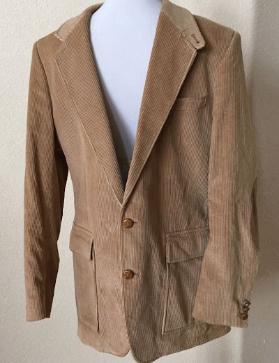 Corduroy Sport Coat With Elbow Patches