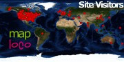 Locations of Site Visitors