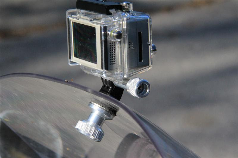 Motorcycle windshield mount - home made - GoPro Forum