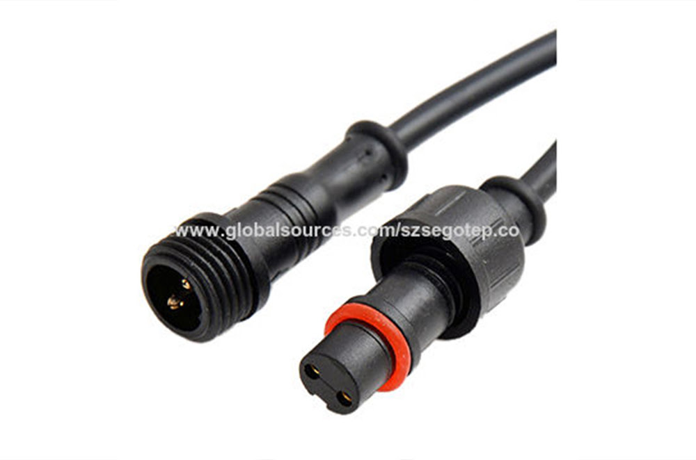 Ip68 2 3 Pin Male To Female Waterproof Dc Power Cable Connector Custom Wiring Harnesses Cable Assemblies Manufacturer Supplier Totek International Corporation