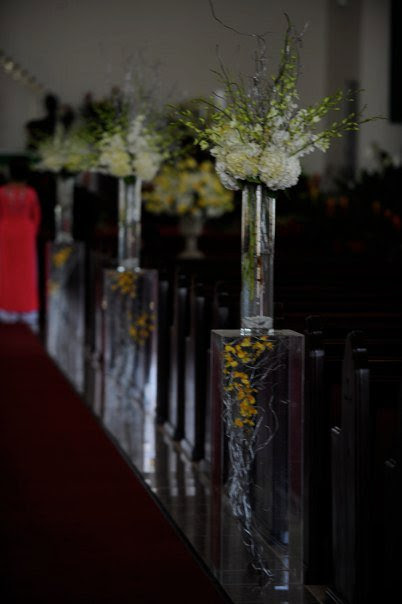 Aisle decor flowers Weddingbee Photo Gallery
