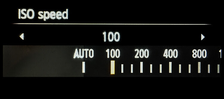 Why stop at ISO 100? We should see ISO 50, 25, 12, 6, 3, and so on.