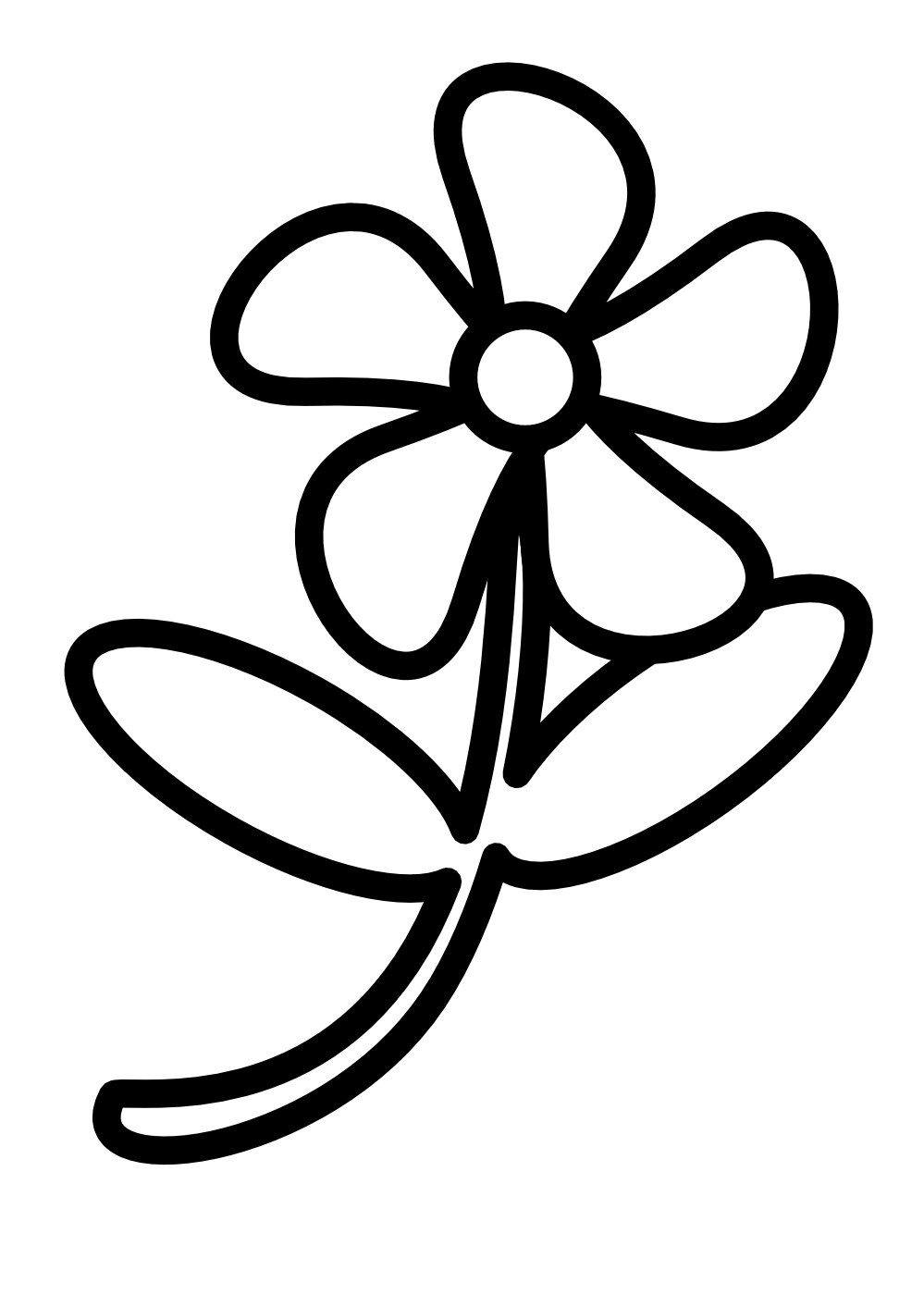 Free Free 326 5 Petal Flower Svg SVG PNG EPS DXF File