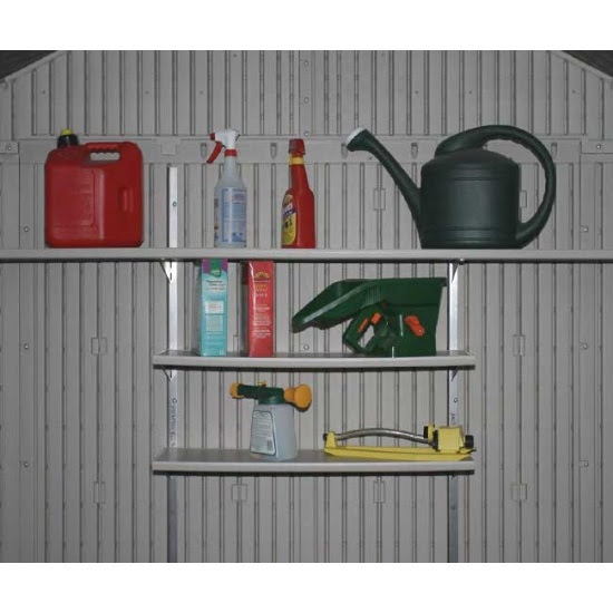 Lifetime Shed 6411 Plastic Outdoor Storage Shed 8 ft x 7.5 ft