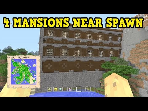 Minecraft Xbox 360 Ps3 Seed 4 Mansions Within 300 Blocks Minecraft Videos