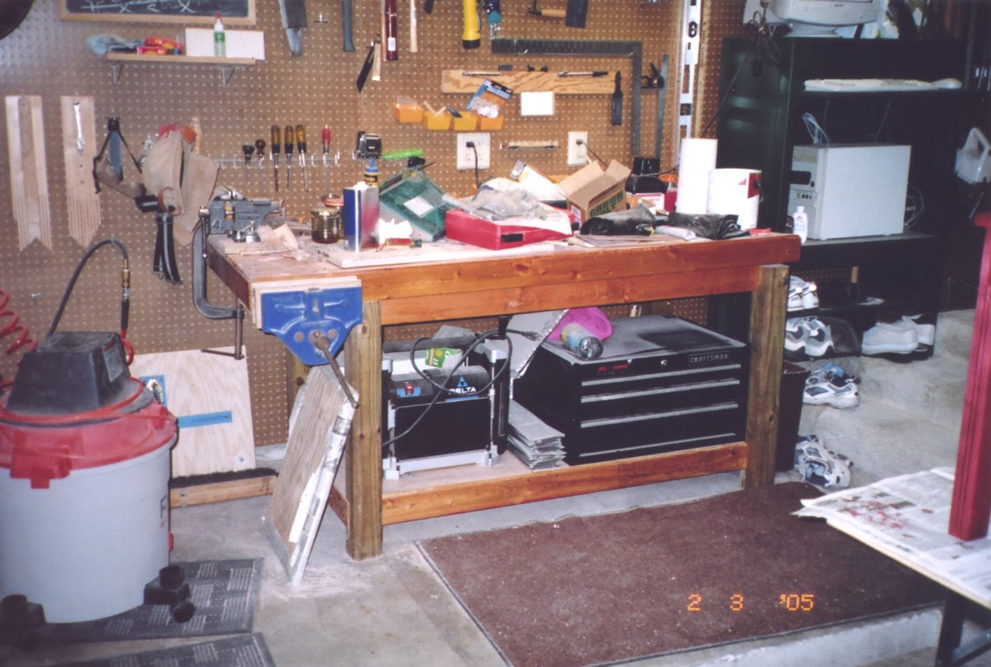 tony s woodworking projects garage workbench garage workbench