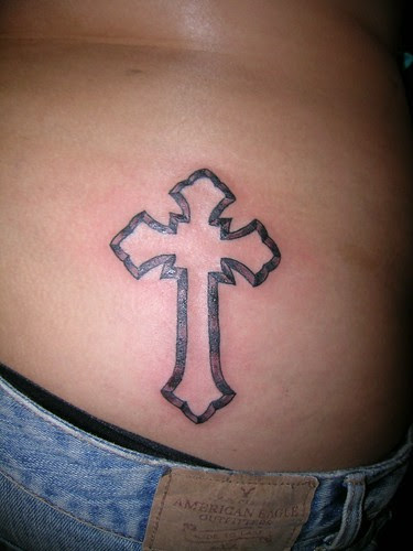 Cross Tattoos On Lower Back