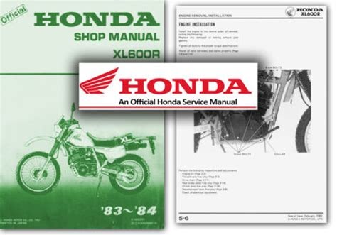 eBook Xl600r Workshop Manual (PDF / ePub)