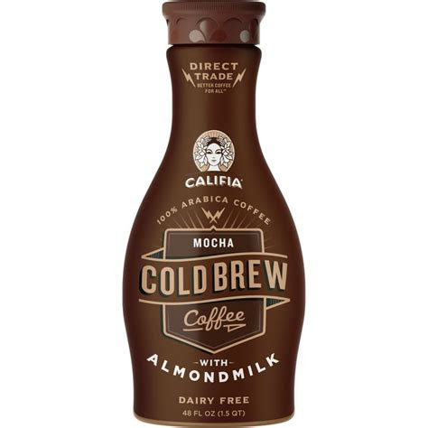 A dangerously delicious mix of cold brew coffee, double dark chocolate, and creamy smooth almonds. Califia Farms Mocha Cold Brew Coffee Reviews 2021