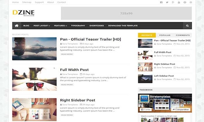 Dzine Blogger Template