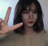 Korean Short Hair With Bangs And Glasses