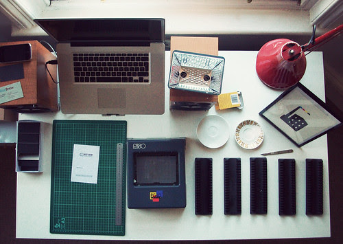 Gocco print business card by I am Cheapskate