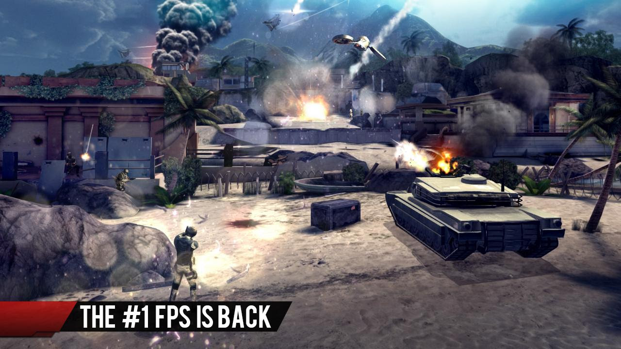  Latest flagship from gameloft next its famous FPS serial Modern scrap Modern Combat iv Zero Hour APK MOD 1.2.3e