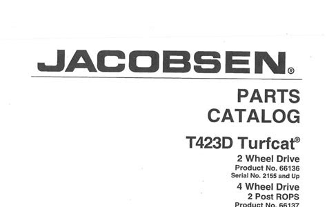 Download Kindle Editon jacobsen turfcat t423d manual Tutorial Free Reading PDF