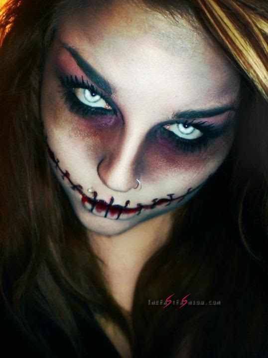 30 Halloween Makeup Ideas With Halloween Contacts You Need Coloring Wallpapers Download Free Images Wallpaper [coloring436.blogspot.com]