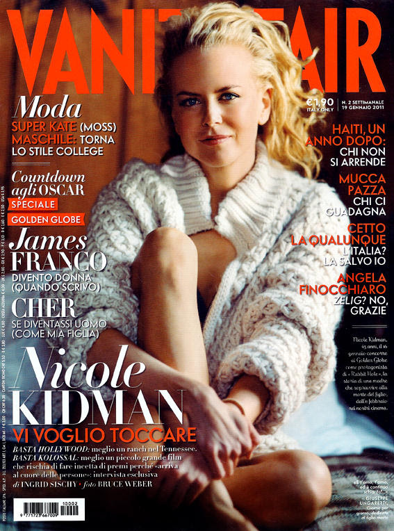 Nicole Kidman for Vanity Fair Italia January 19th 2011