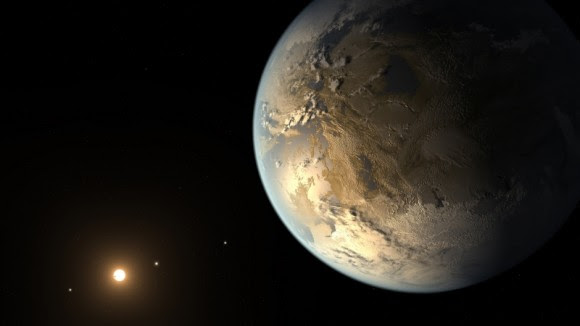 Artist's rendering of Kepler-186f (Credit: NASA Ames/SETI Institute/Caltech)