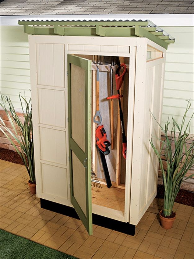 31 DIY Storage Sheds and Plans To Make This Weekend